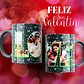 10 Plantillas de Diseño Tazas Love San Valentín Archivos Editables PSD - Miniatura 1