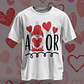 14 Plantillas de Diseño Remera Camiseta San Valentín Archivos PNG - Miniatura 8