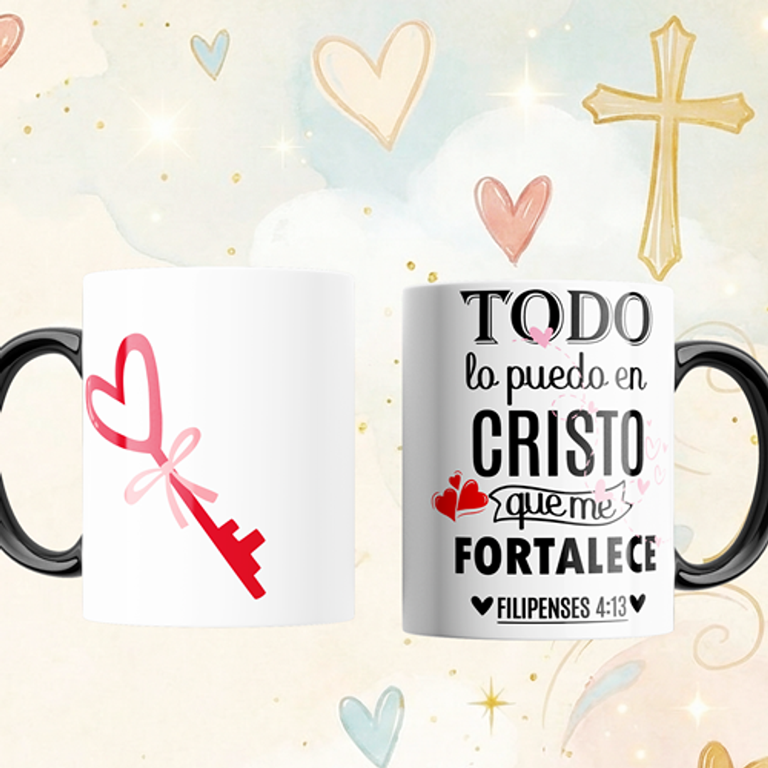 10 Plantillas de Diseño Tazas Cristianas San Valentín Archivos PNG 7