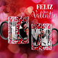 10 Plantillas de Diseño Tazas Love San Valentín Archivos Editables PSD - Miniatura 5