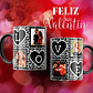 10 Plantillas de Diseño Tazas Love San Valentín Archivos Editables PSD - Miniatura 7