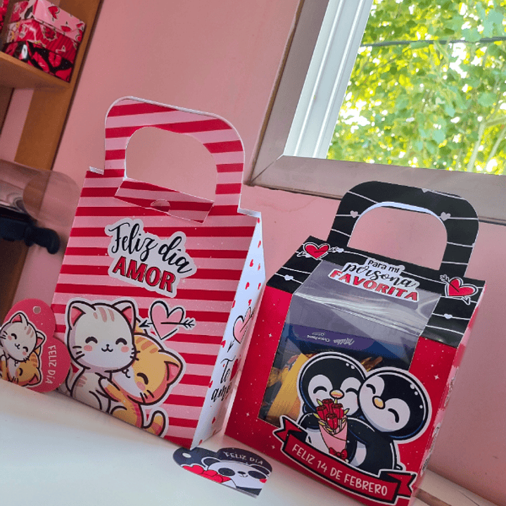 Plantillas de Diseño Bolsas con Visor San Valentín Archivos PDF 1