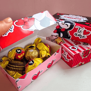 Plantillas de Diseño Bomboneras San Valentín Archivos PDF