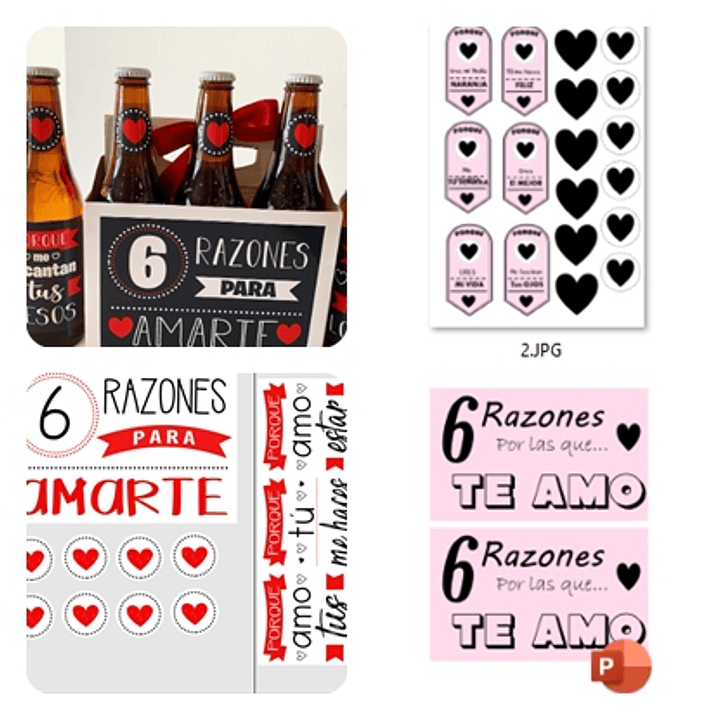 Plantillas de Diseño Etiquetas para Cervezas 6 Razones Archivos PDF 3