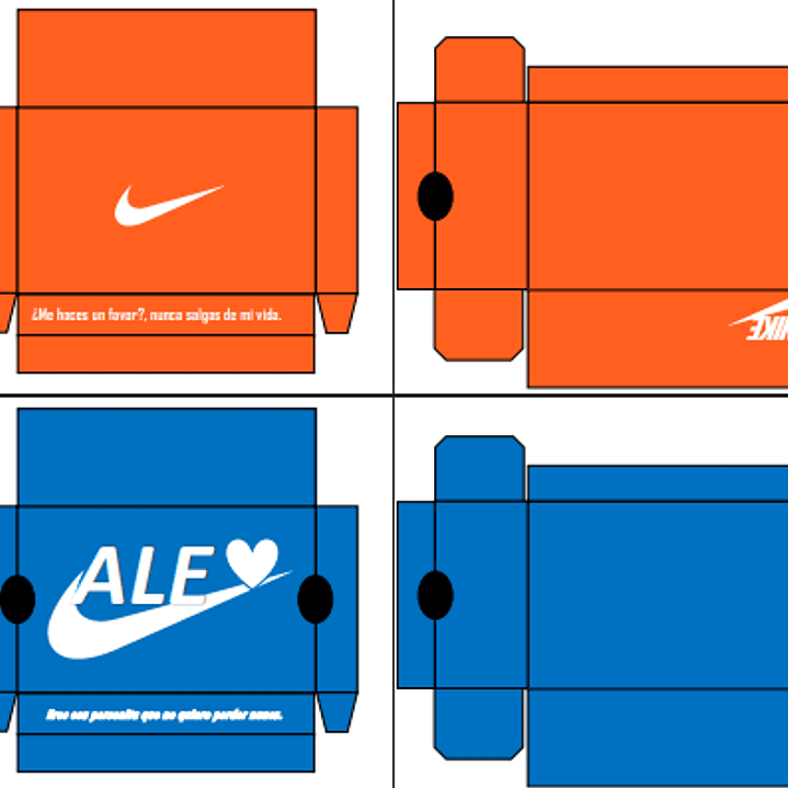 12 Plantillas de Diseño Cajas de Zapatos San Valentín Archivos PDF 5