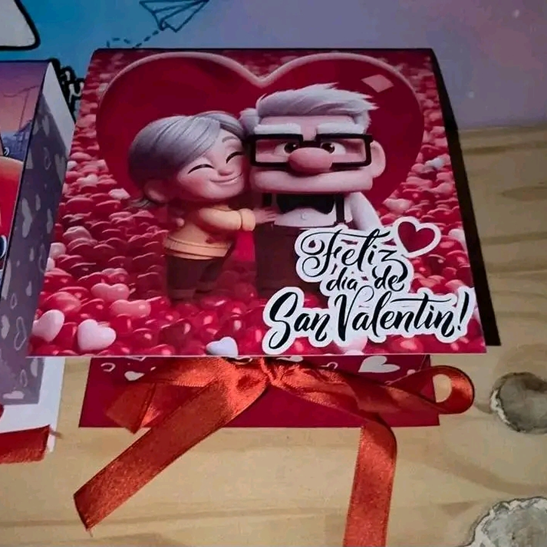 Plantillas de Diseño Cajas San Valentín Archivos PDF 2