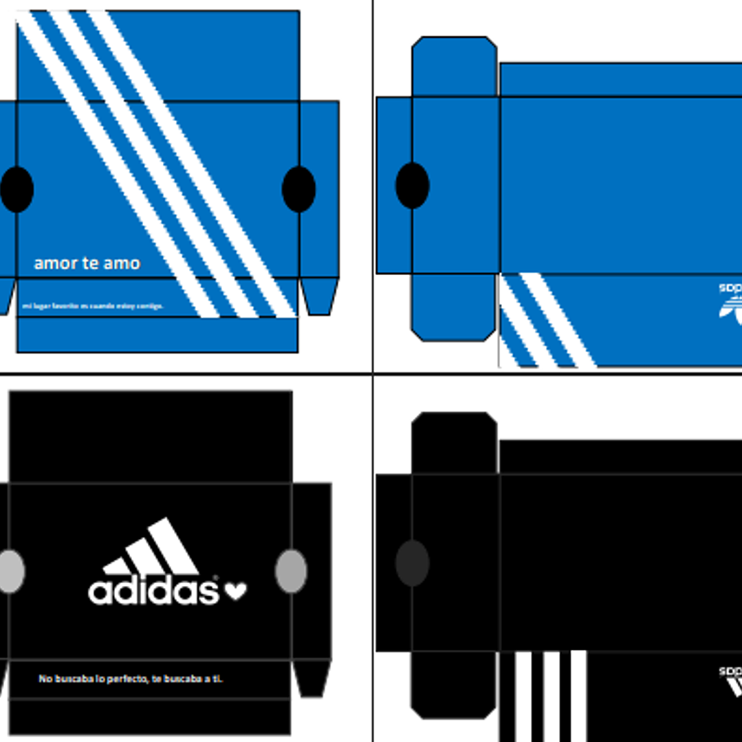 12 Plantillas de Diseño Cajas de Zapatos San Valentín Archivos PDF 7