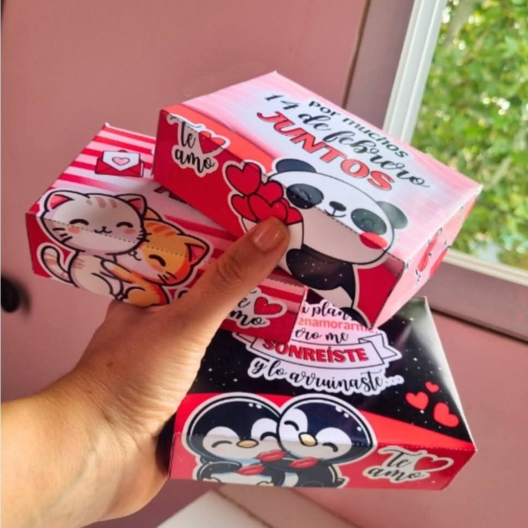 Plantillas de Diseño Bomboneras San Valentín Archivos PDF 3