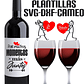 Plantillas de Diseño para Botellas San Valentín Archivos SVG y Studio - Miniatura 4