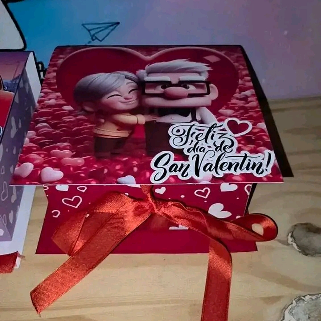 Plantillas de Diseño Cajas San Valentín Archivos PDF 4