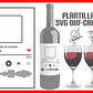 Plantillas de Diseño para Botellas San Valentín Archivos SVG y Studio - Miniatura 5