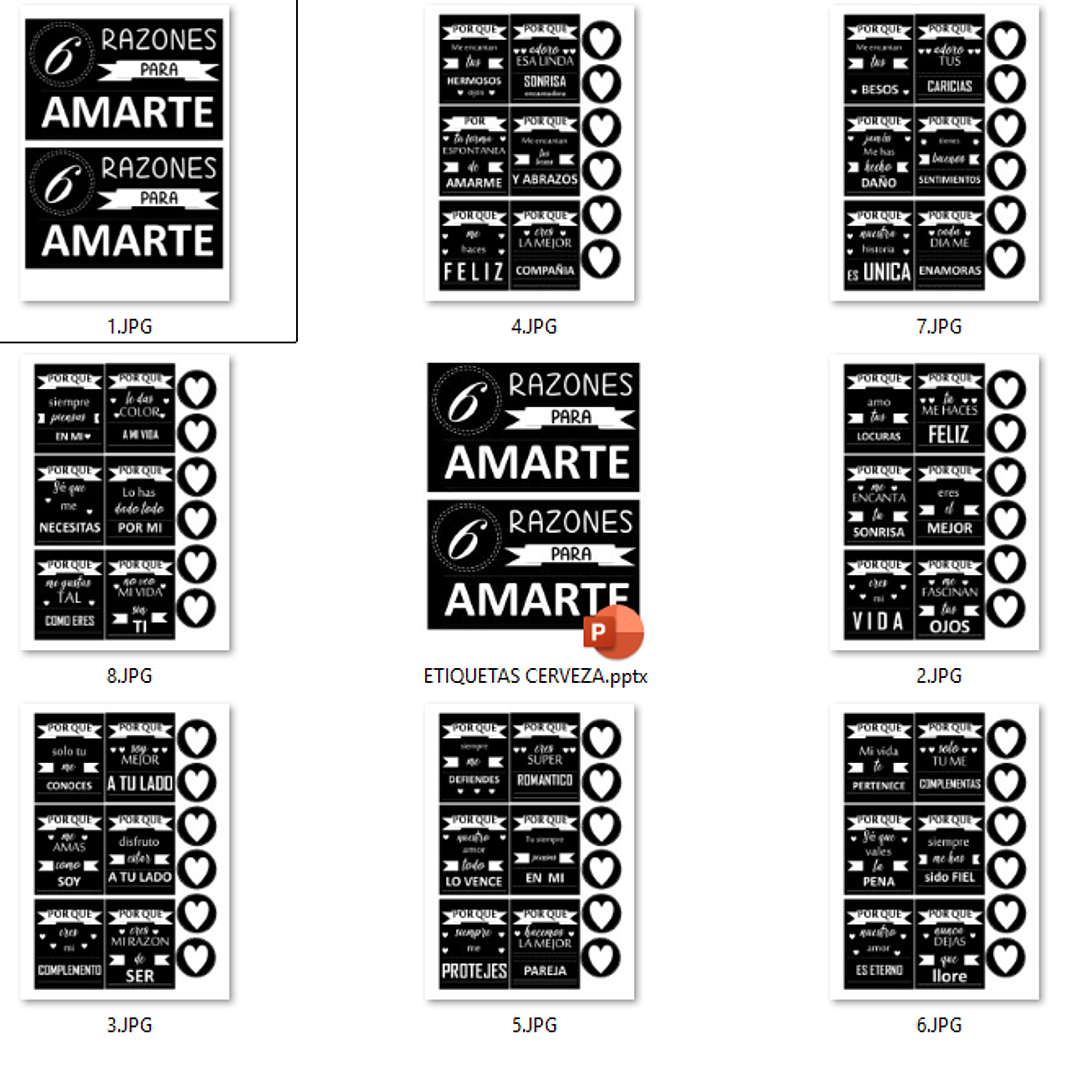 Plantillas de Diseño Etiquetas para Cervezas 6 Razones Archivos PDF 8