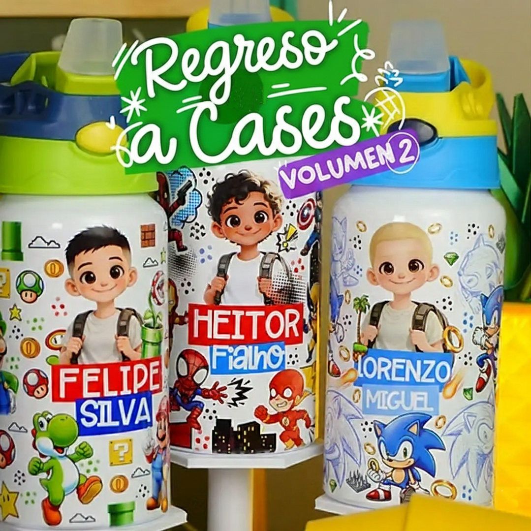 Kit Digital Regreso a Clases Archivos PNG 2.0 | Plantillas Profesionales para Personalización 1