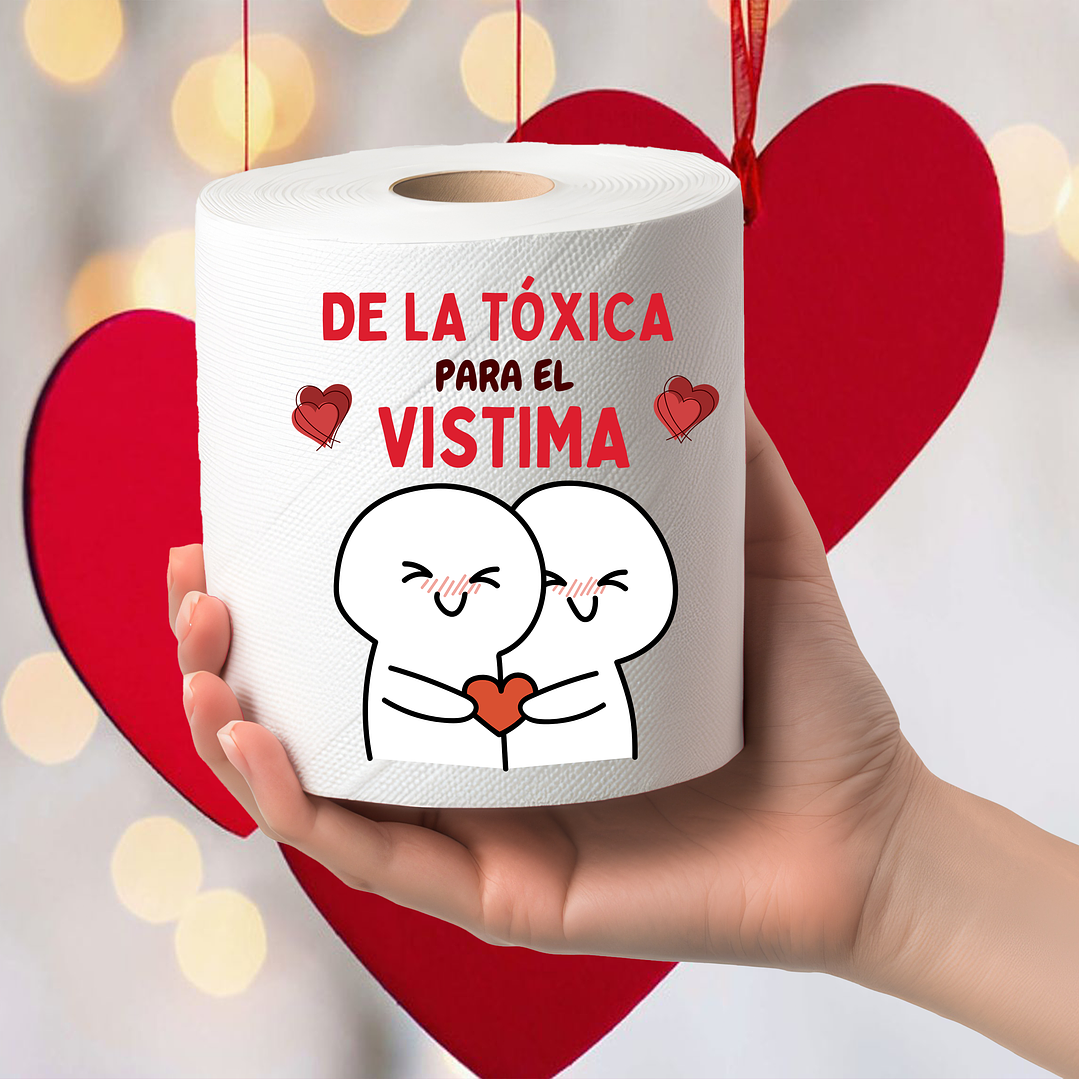 24 Plantillas de Diseño Papel Higiénico 2.0 San Valentín Archivos PNG 10