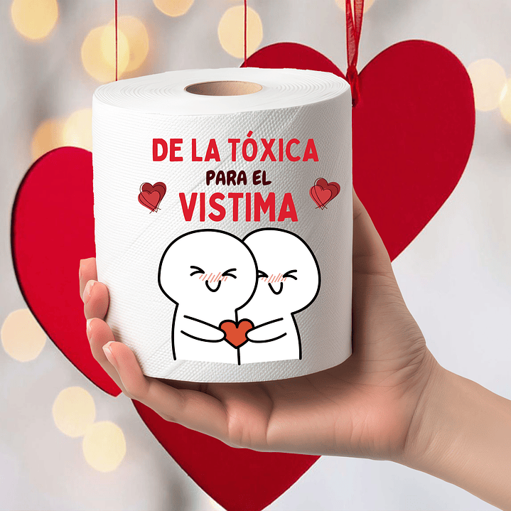 24 Plantillas de Diseño Papel Higiénico 2.0 San Valentín Archivos PNG 10