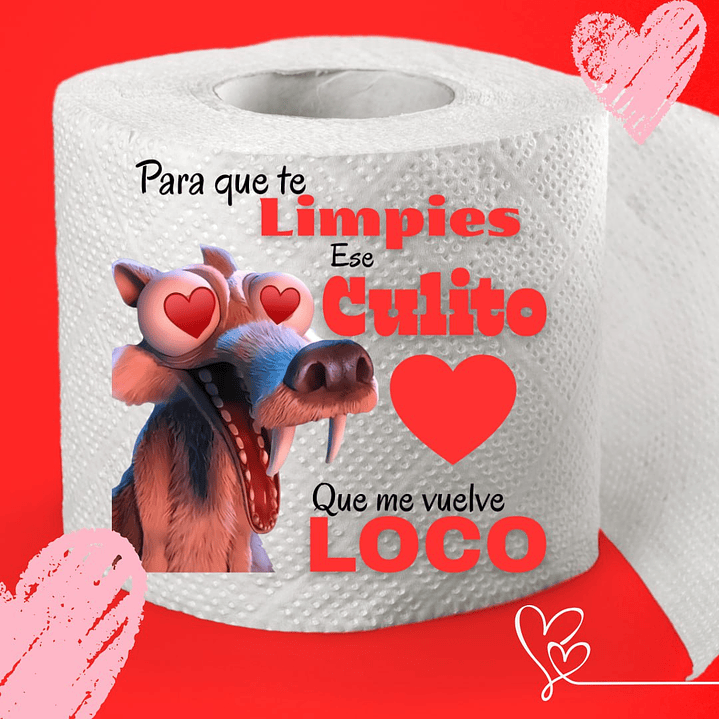 15 Plantillas de Diseño Papel Higiénico San Valentín Archivos PNG 1
