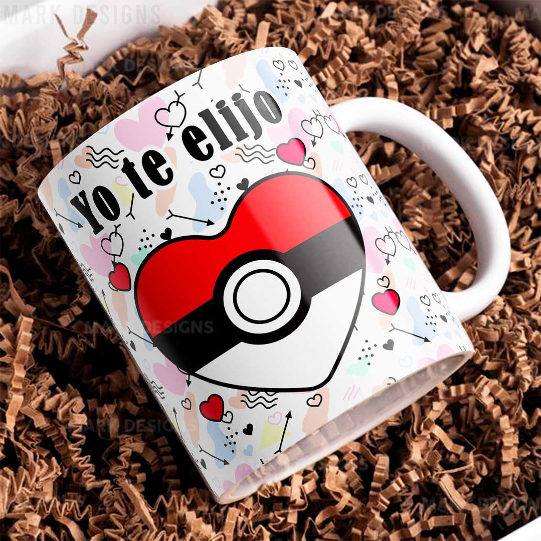 8 Plantillas de Diseño Tazas Frases San Valentín Archivos JPG y Editables PSD 1