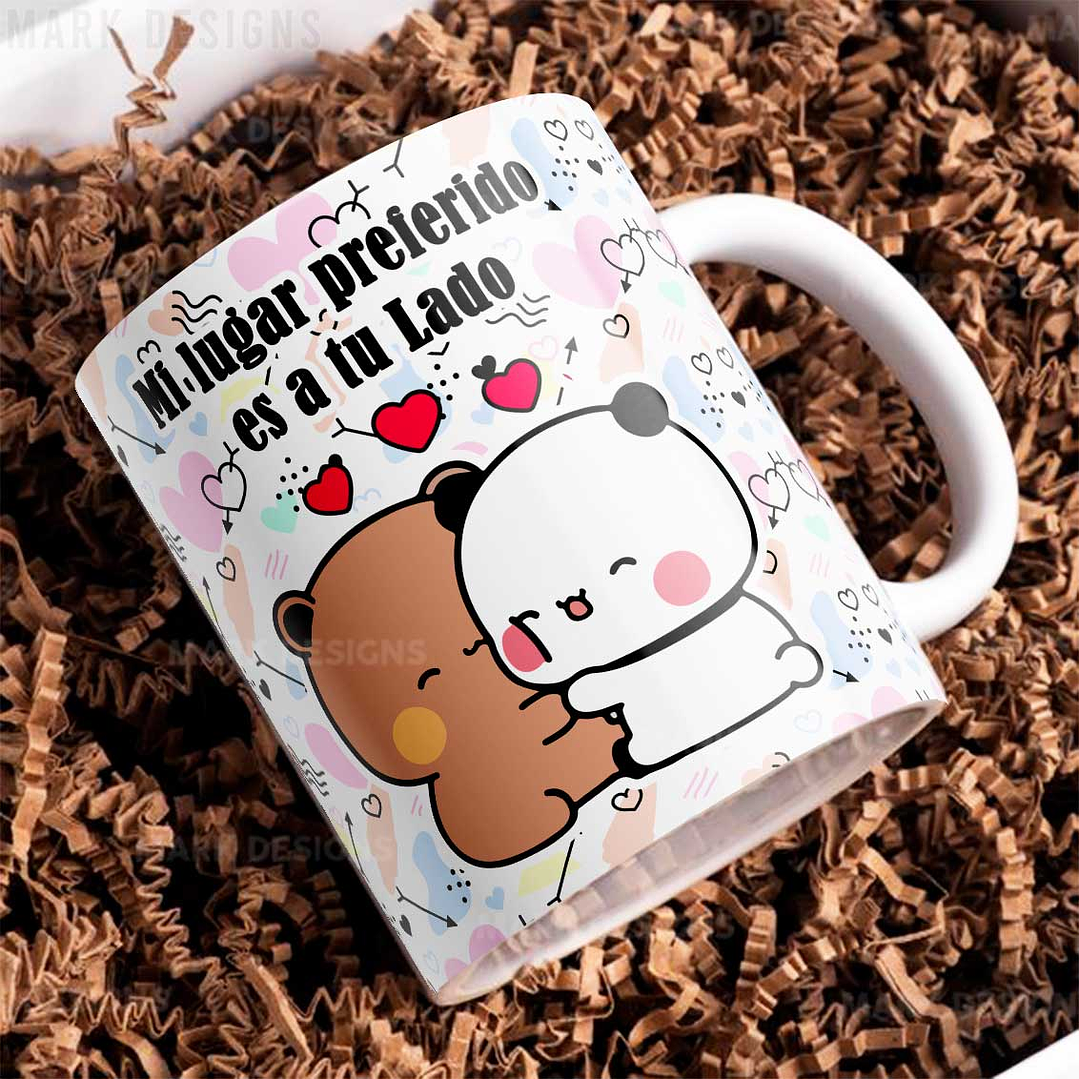 8 Plantillas de Diseño Tazas Frases San Valentín Archivos JPG y Editables PSD 6