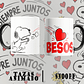 12 Plantillas de Diseño Tazas Snoopy San Valentín Archivos PNG - thumbnail 2