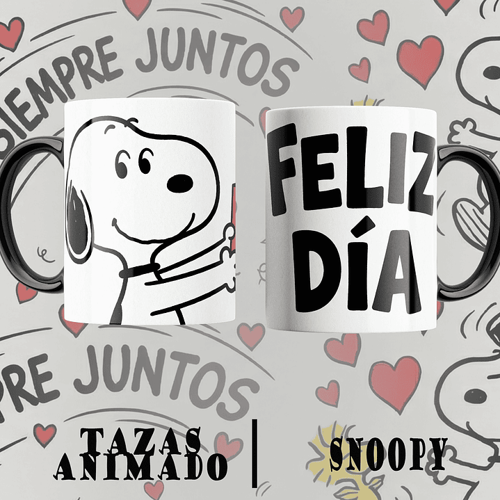 12 Plantillas de Diseño Tazas Snoopy San Valentín Archivos PNG 4