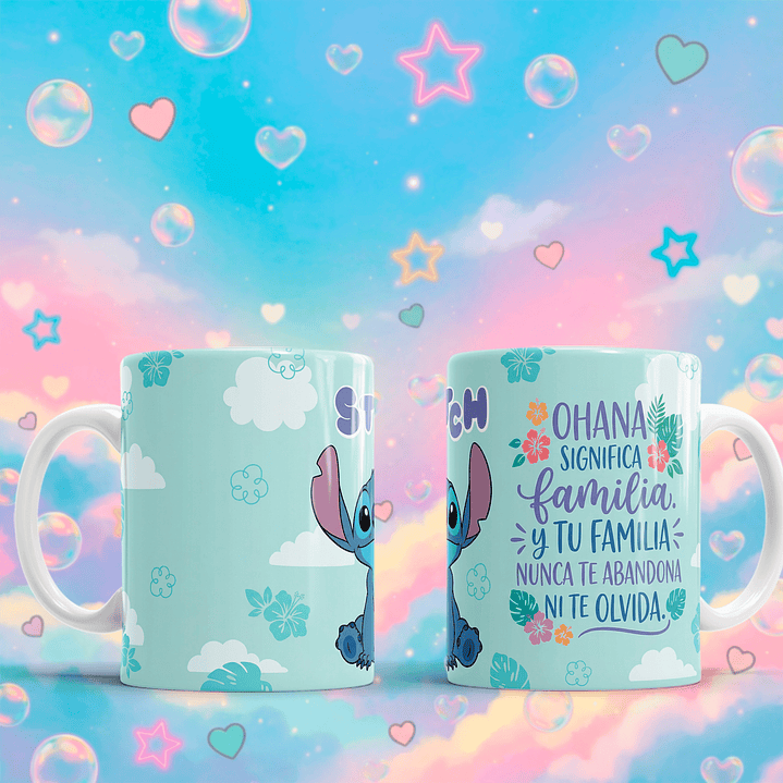 8 Plantillas de Diseño Tazas Stitch San Valentín Archivos PNG 1