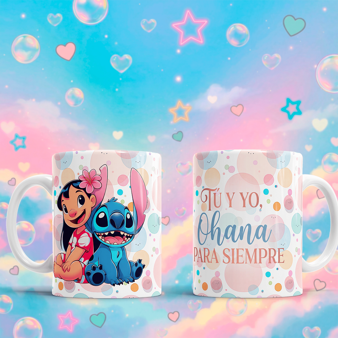 8 Plantillas de Diseño Tazas Stitch San Valentín Archivos PNG 4