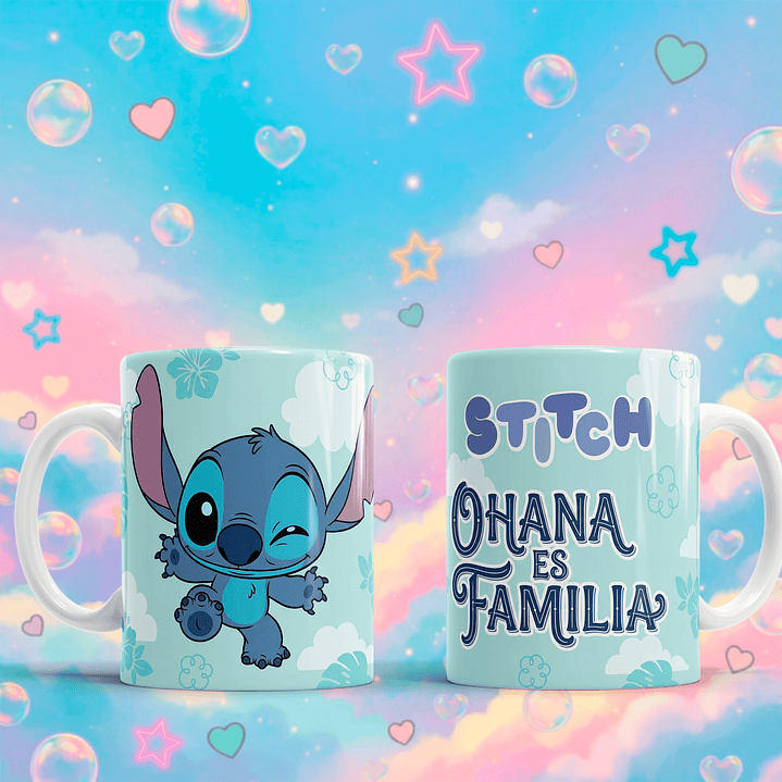 8 Plantillas de Diseño Tazas Stitch San Valentín Archivos PNG 8