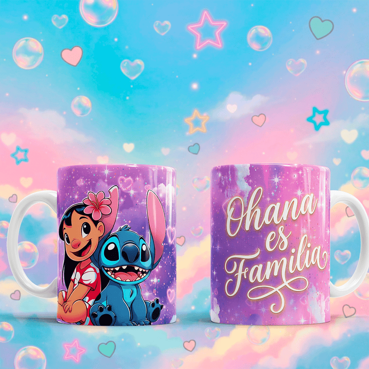 8 Plantillas de Diseño Tazas Stitch San Valentín Archivos PNG 10