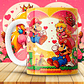 12 Plantillas de Diseño Tazas Super Mario San Valentín Archivos JPG - Miniatura 6