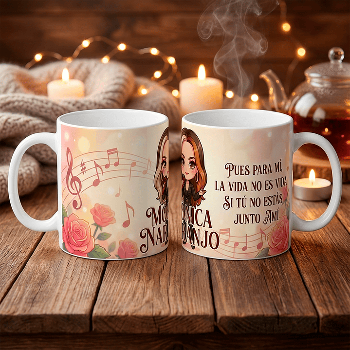 10 Plantillas de Diseño Tazas Cantantes 1.0 Archivos PNG 1