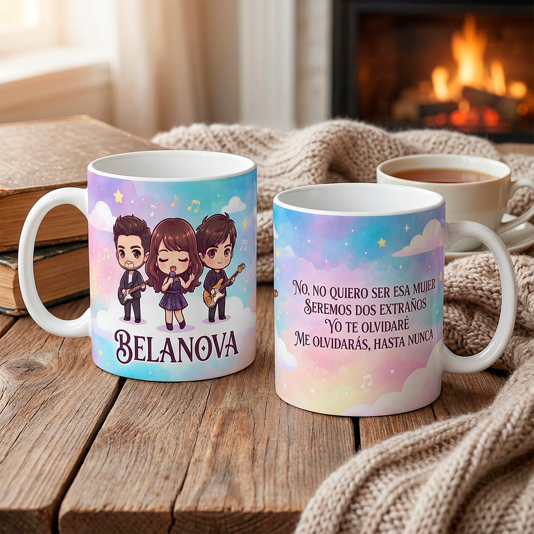 10 Plantillas de Diseño Tazas Cantantes 1.0 Archivos PNG 2