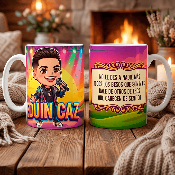 10 Plantillas de Diseño Tazas Cantantes 1.0 Archivos PNG 6