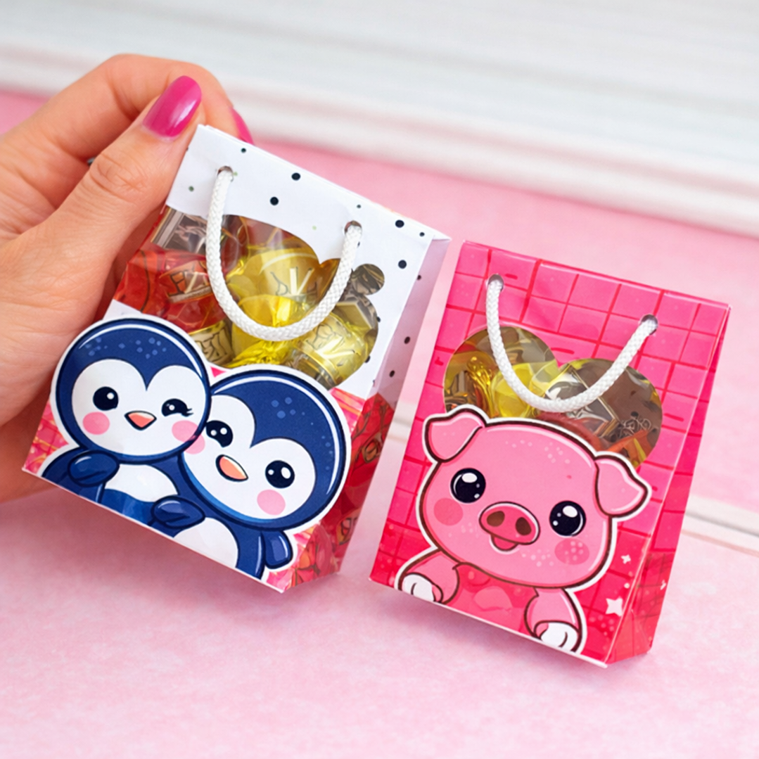 Plantillas de Diseño Bolsa y Caja San Valentín Archivos PDF 2