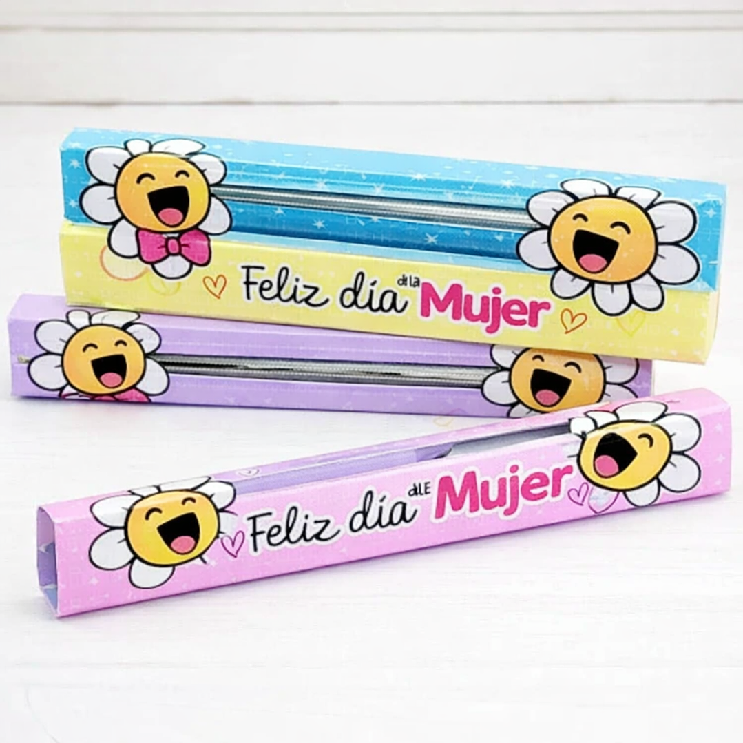 4 Plantillas de Diseño Cajas Portalapicero Día de la Mujer Archivos PDF 1