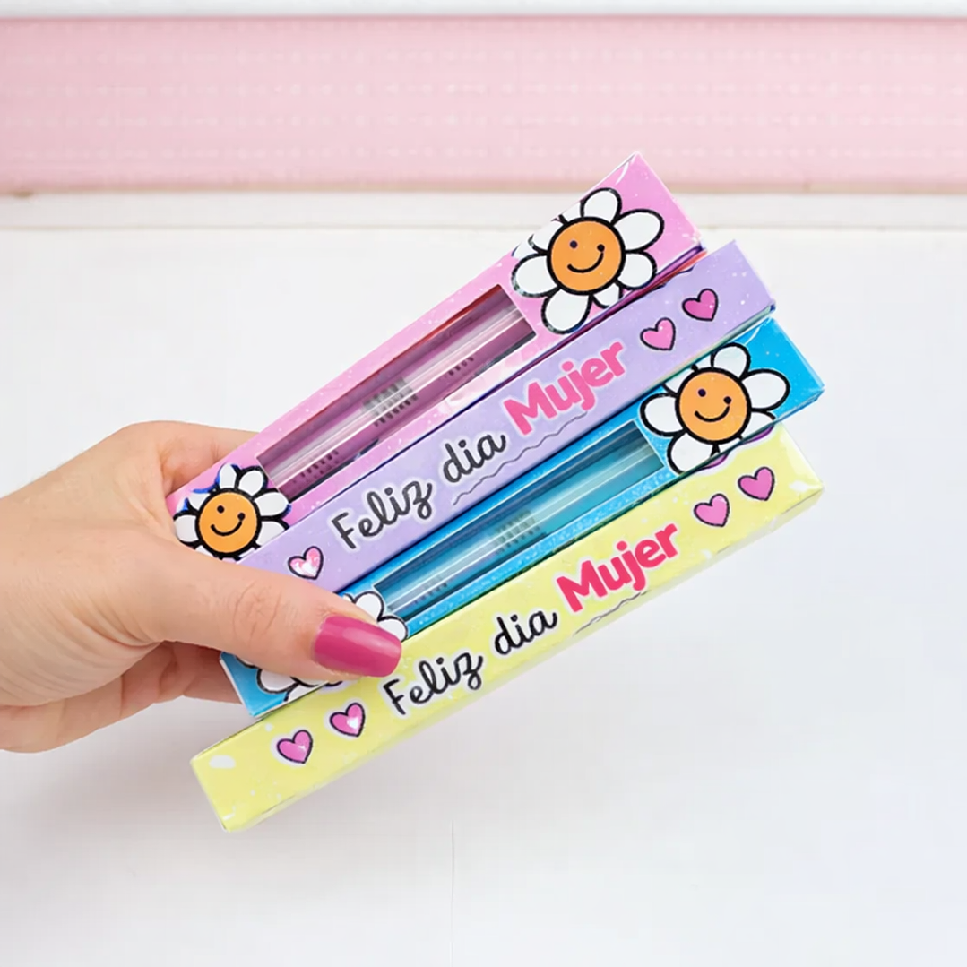 4 Plantillas de Diseño Cajas Portalapicero Día de la Mujer Archivos PDF 2