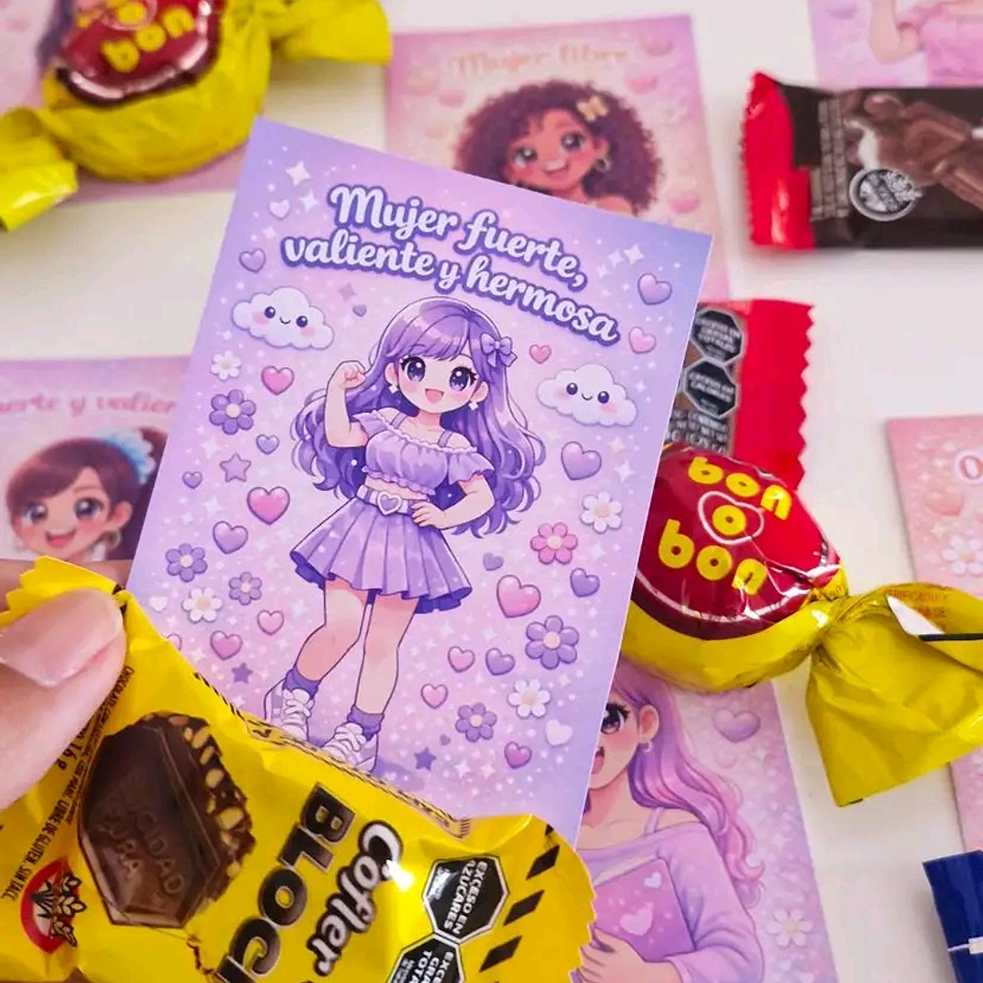 Plantillas de Diseño Tarjetas Multiuso N°2 Día de la Mujer Archivos PNG 1