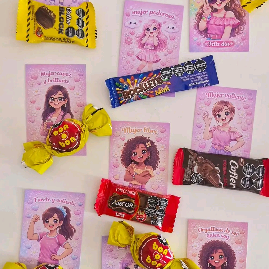 Plantillas de Diseño Tarjetas Multiuso N°2 Día de la Mujer Archivos PNG 2