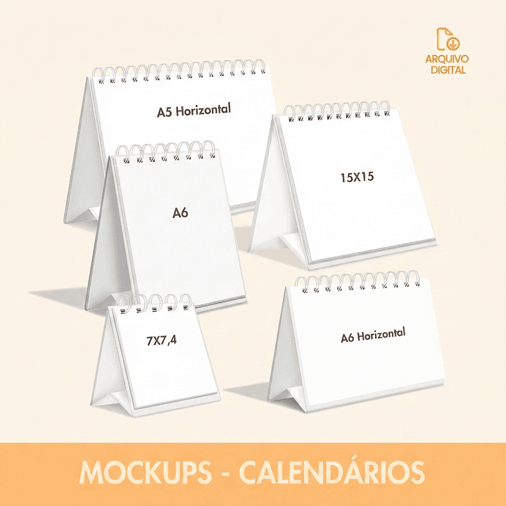 Plantillas de Diseño Mokcups Calendarios Archivos PSD 1
