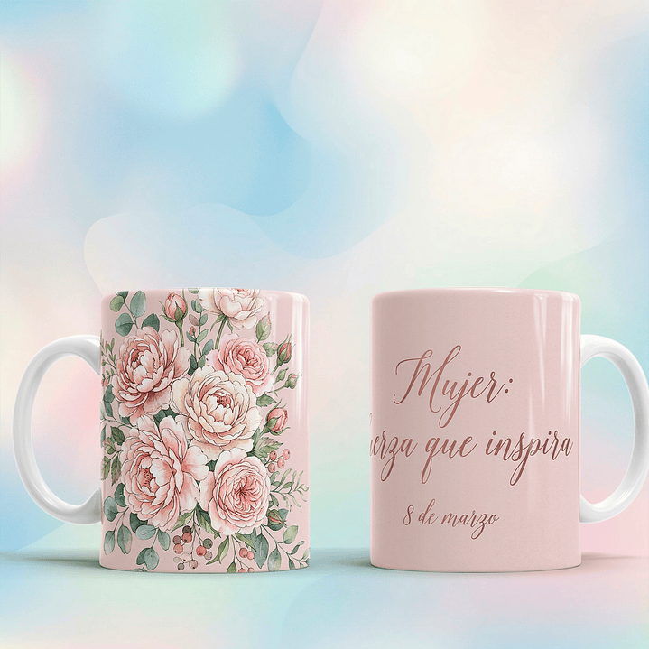 10 Plantillas de Diseño Tazas Día de la Mujer Archivos PNG 3