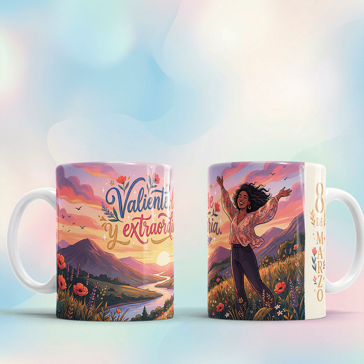 10 Plantillas de Diseño Tazas Día de la Mujer Archivos PNG 5