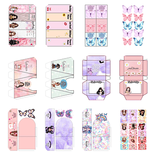 Plantillas de Diseño Caja Cajitas Día de la Mujer Archivos PNG