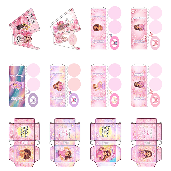 Plantillas de Diseño Caja Cajitas Día de la Mujer Archivos PNG 2