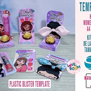 Plantillas de Diseño Kit Woman Day Archivos PDF y Studio