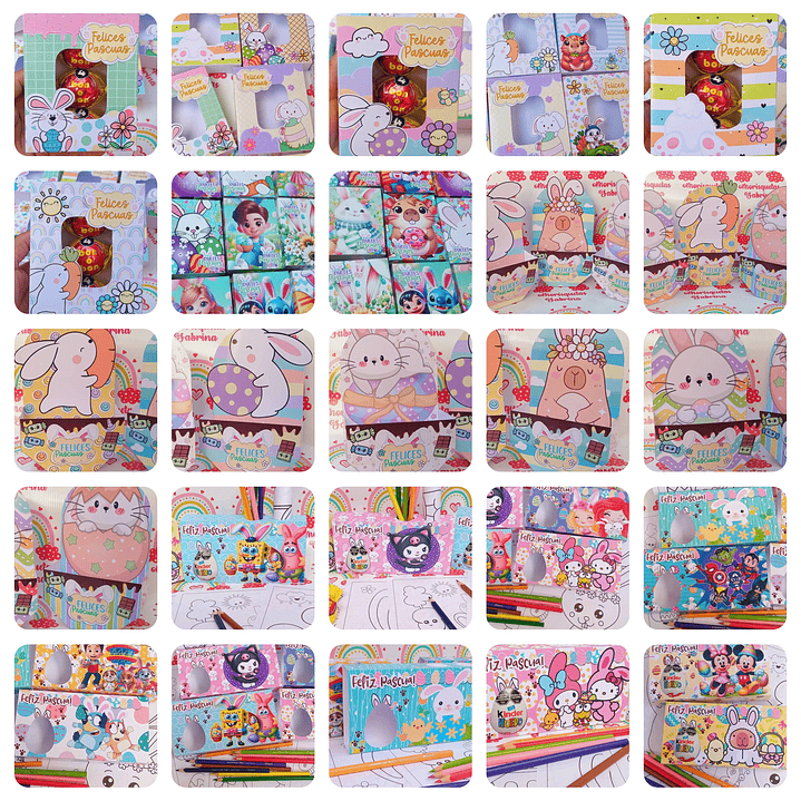 Mega Pack de Pascua – Plantillas para Cajas, Dulceros y Sublimación 6