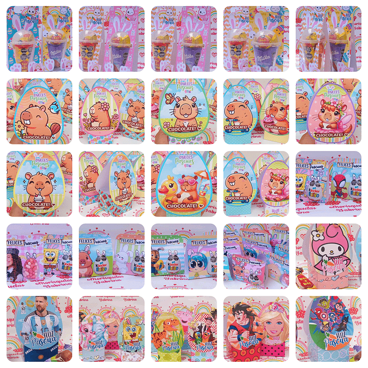 Mega Pack de Pascua – Plantillas para Cajas, Dulceros y Sublimación 7