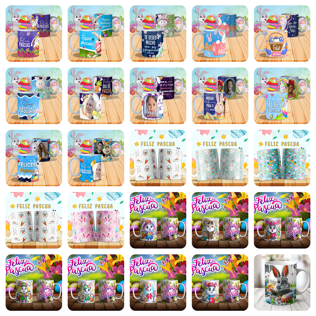 Mega Pack de Pascua – Plantillas para Cajas, Dulceros y Sublimación 8