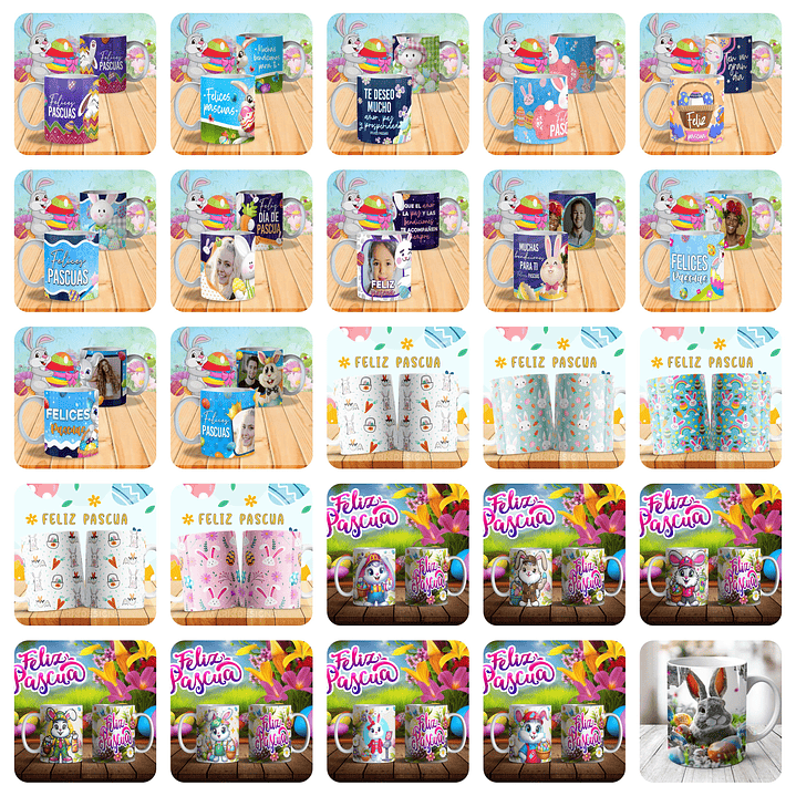 Mega Pack de Pascua – Plantillas para Cajas, Dulceros y Sublimación 8