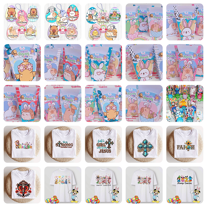 Mega Pack de Pascua – Plantillas para Cajas, Dulceros y Sublimación 13