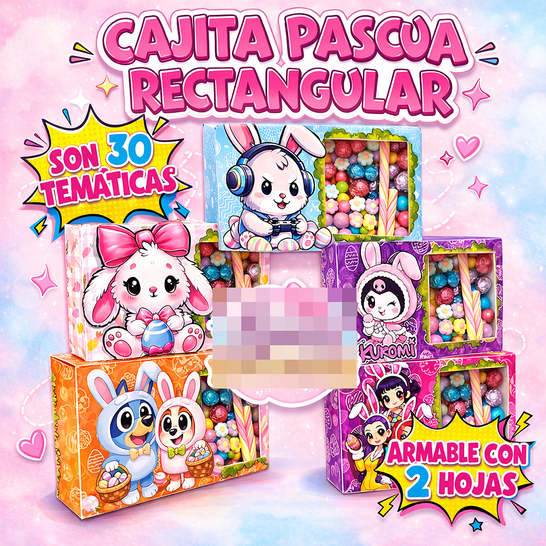 Plantillas de Diseño Cajas Rectangulares 2 Hojas Pascua Archivos Power Point 1