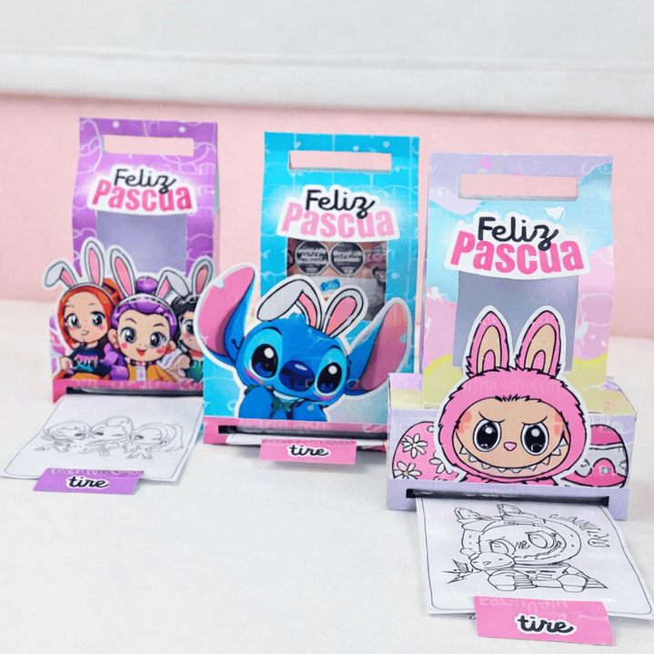 Plantillas de Diseño Cajitas 2 en 1 Pascua Archivos PDF 2